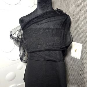 Black Top with tulle